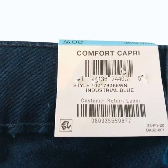 Style & Co. Women’s Comfort Fit Capri Trousers 20W - Picture 6 of 8